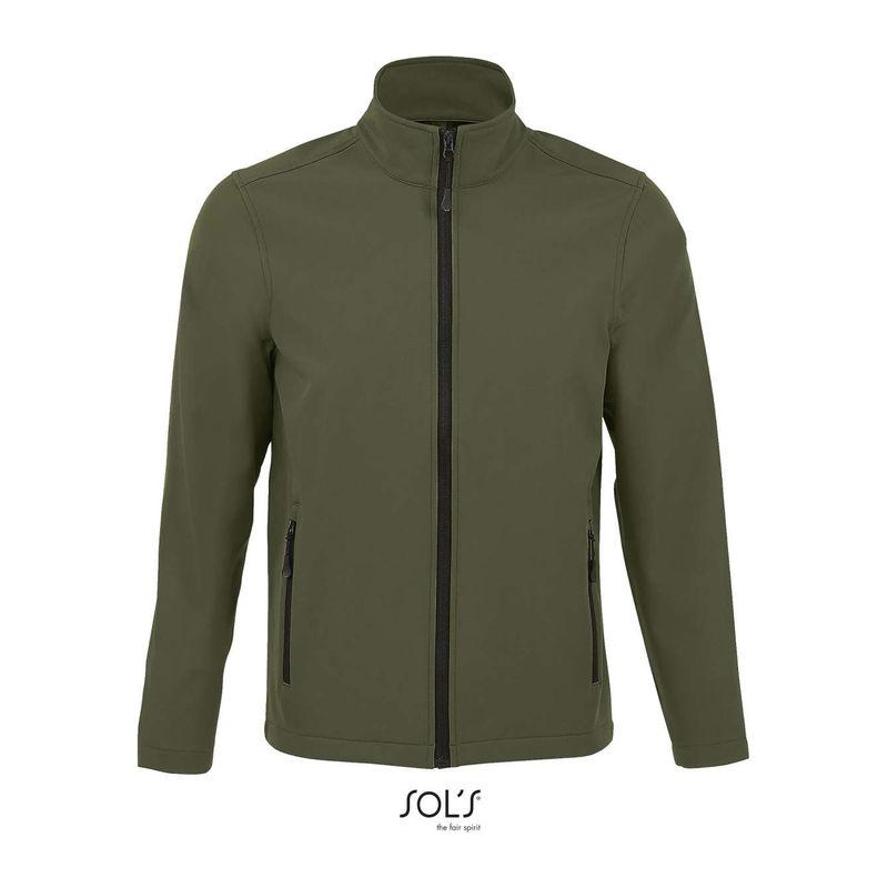 Jachetă softshell pentru bărbați, închidere cu fermoar, Sol's Race Maro XL