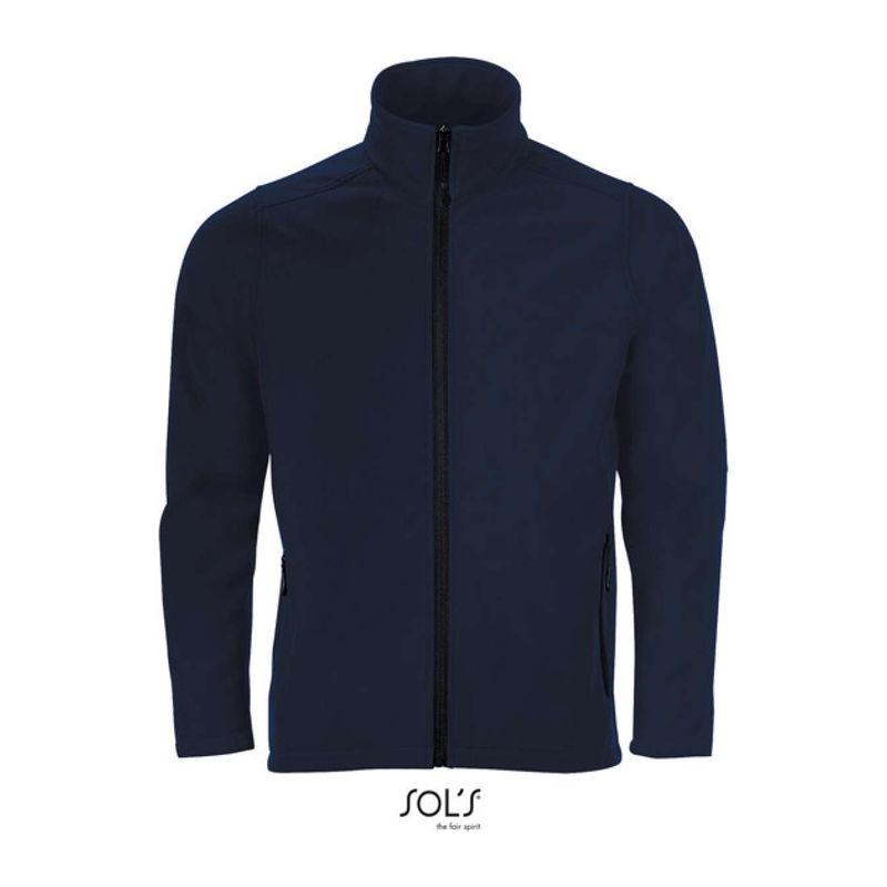 Jachetă softshell pentru bărbați, închidere cu fermoar, Sol's Race Orion Navy Blue XXL