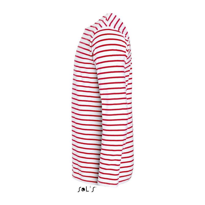 Bluză marinărească pentru bărbați Sol's Marine White-Orion Navy Blue M