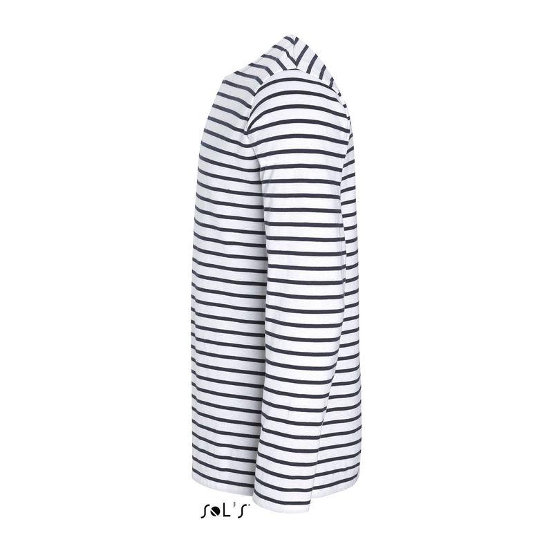 Bluză marinărească pentru bărbați Sol's Marine Alb M