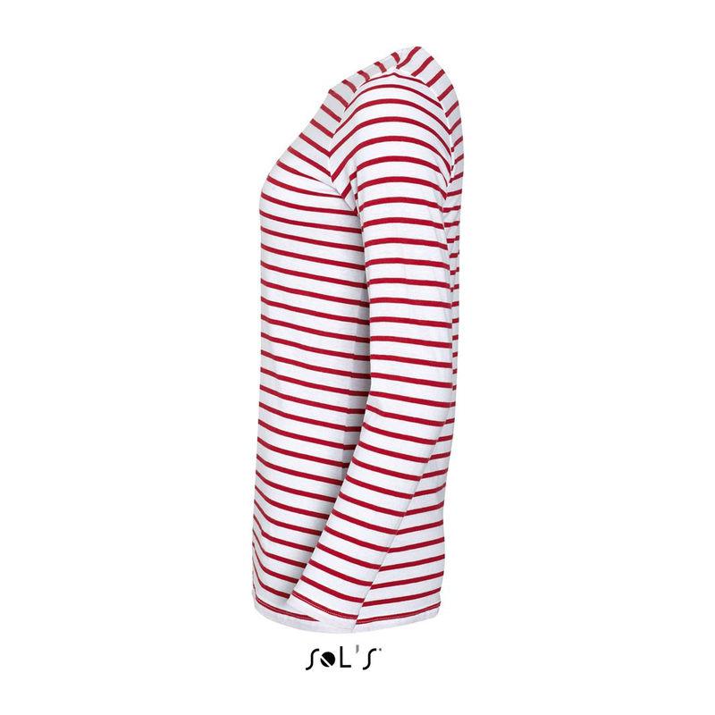 Bluză marinărească pentru femei Sol's Marine White-Orion Navy Blue M