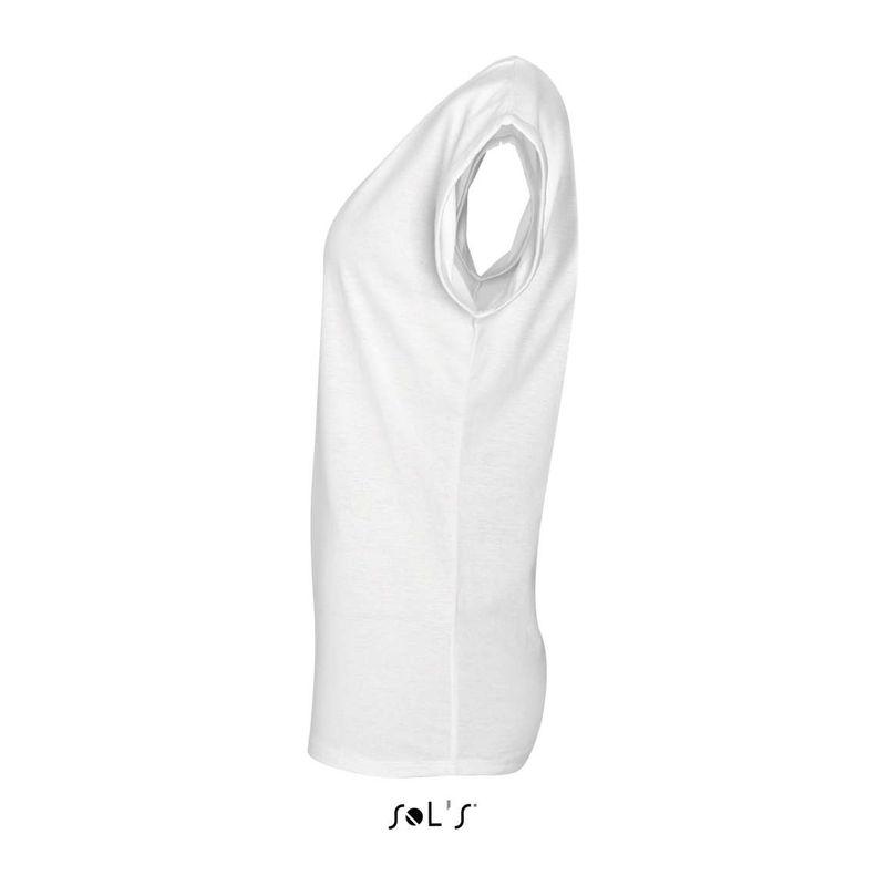 Tricou cu guler rotund pentru femei Sol's Melba Alb M