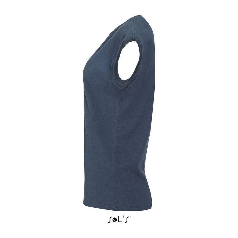 Tricou cu guler rotund pentru femei Sol's Melba Albastru M