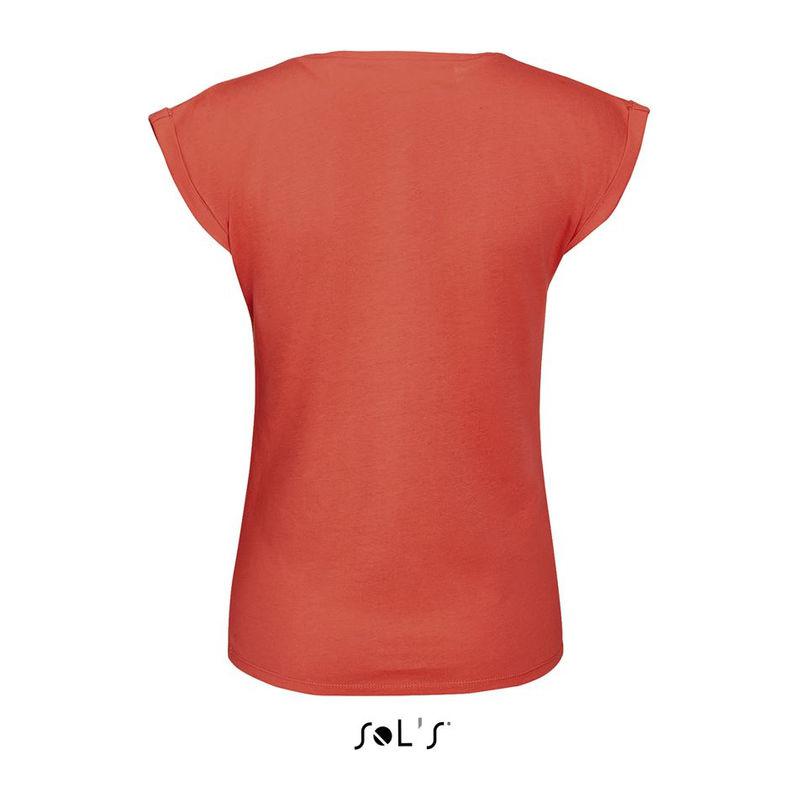 Tricou cu guler rotund pentru femei Sol's Melba Coral M