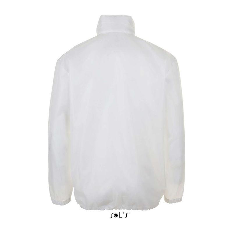 Geacă unisex pentru vânt și ploaie Sol's Shift Alb XS