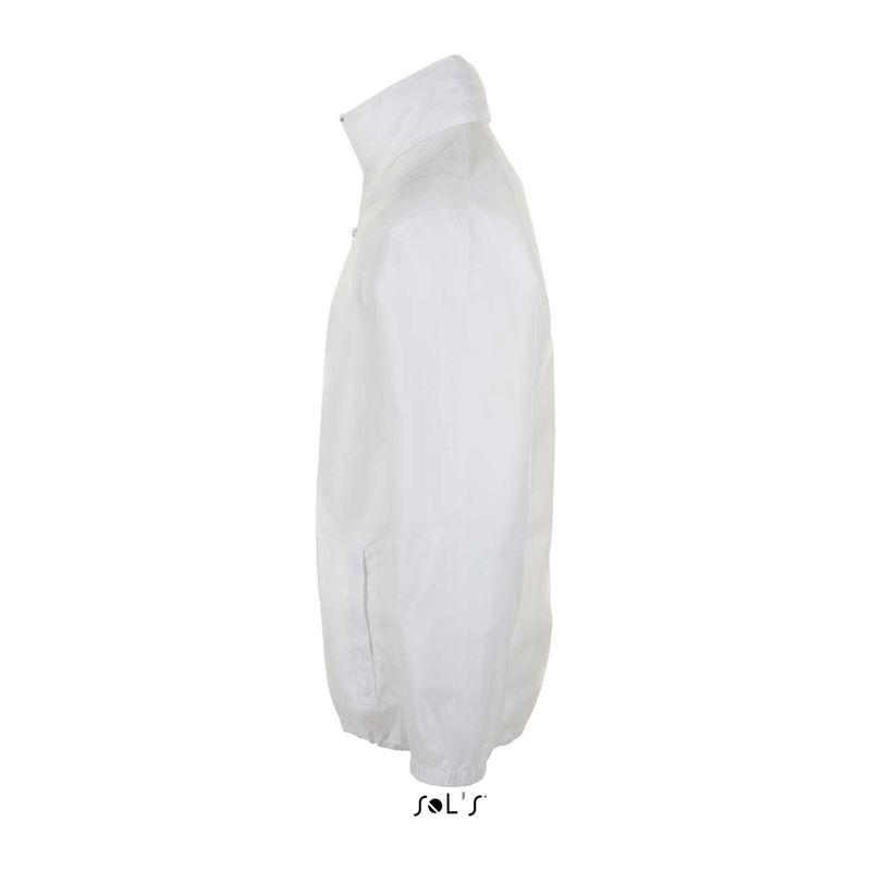 Geacă unisex pentru vânt și ploaie Sol's Shift Alb S