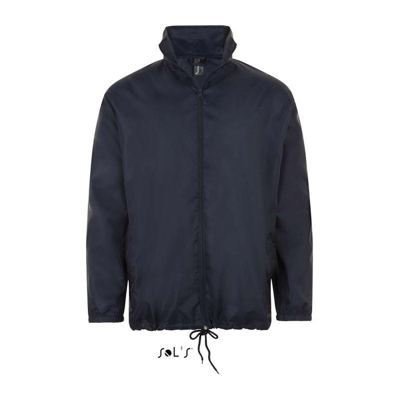 Geacă unisex pentru vânt și ploaie Sol's Shift Orion Navy Blue