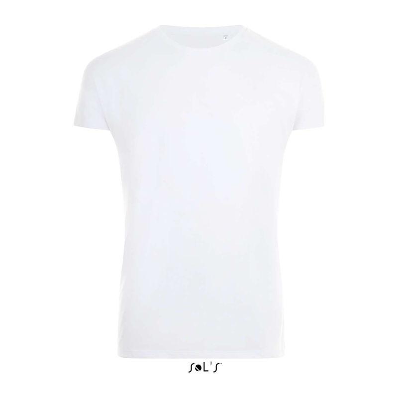 Tricou sublimare pentru bărbați Sol's Magma Alb