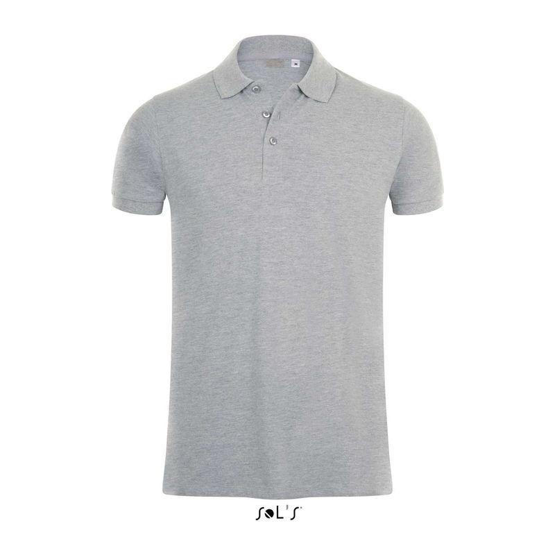 Tricou polo pentru bărbați Sol's Phoenix Grey Melange XL