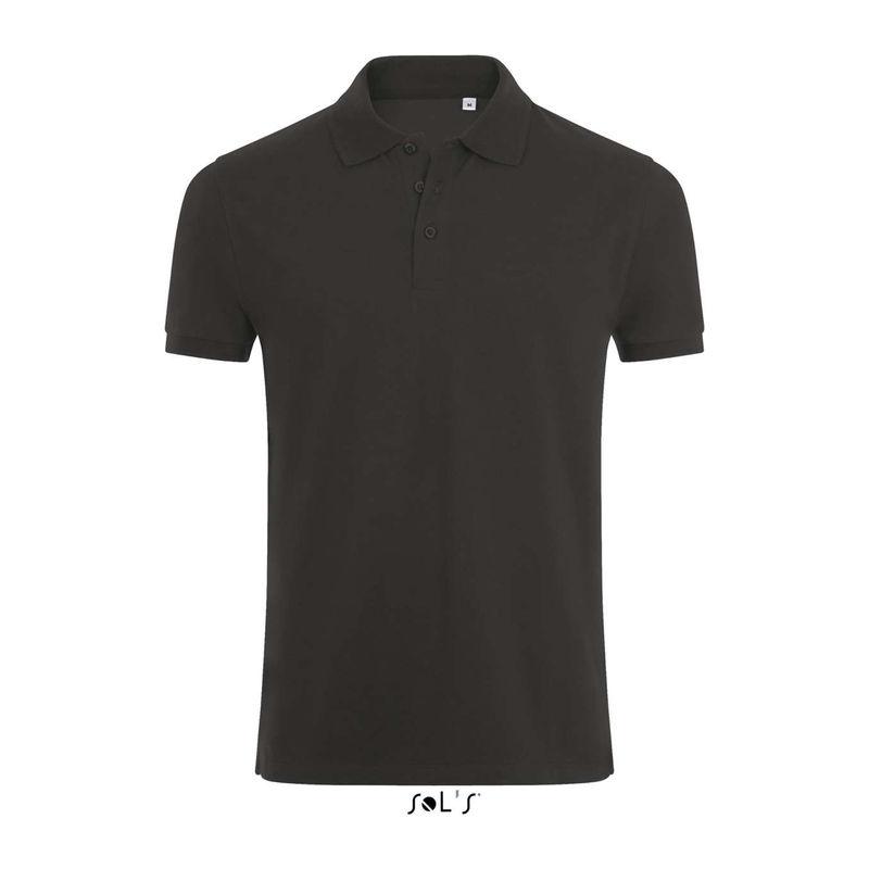 Tricou polo pentru bărbați Sol's Phoenix Charcoal Melange