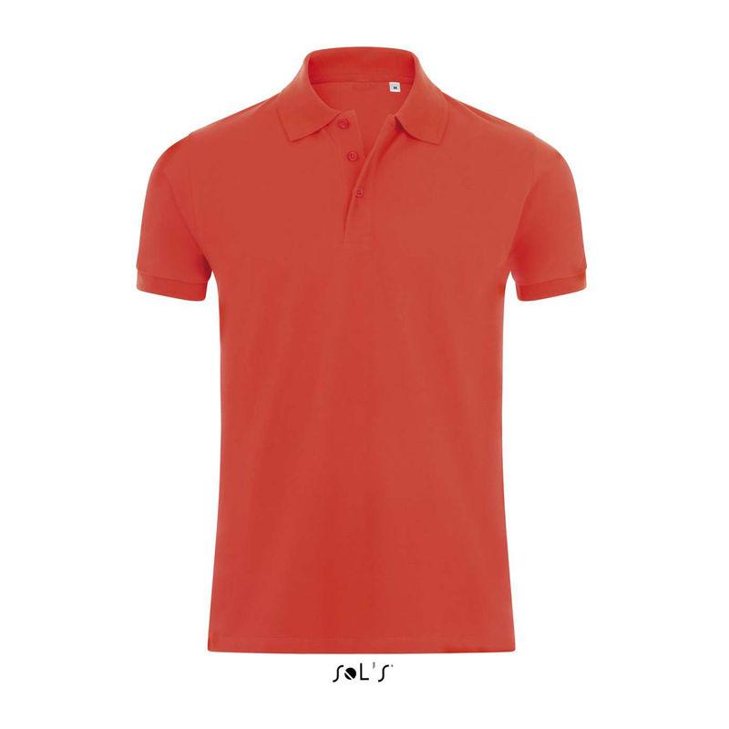 Tricou polo pentru bărbați Sol's Phoenix Rosu S