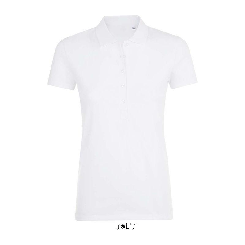 Tricou polo pentru femei Sol's Phoenix Alb