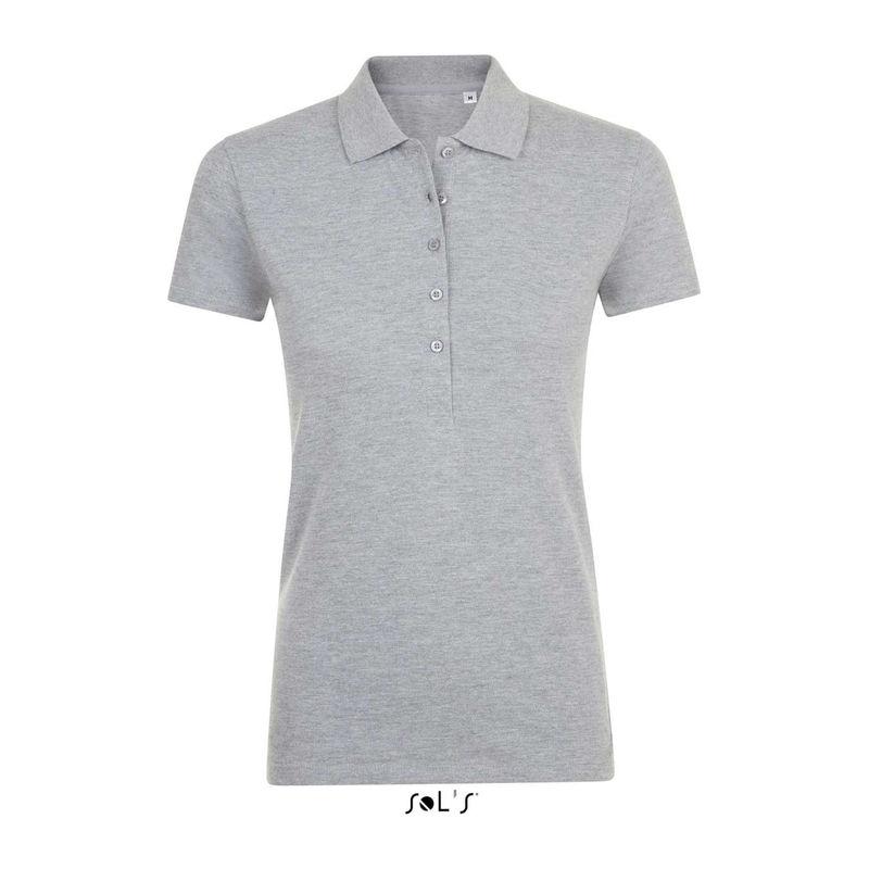 Tricou polo pentru femei Sol's Phoenix Grey Melange XL