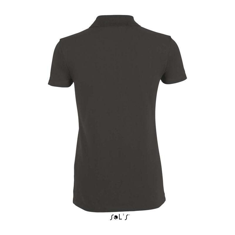 Tricou polo pentru femei Sol's Phoenix Charcoal Melange M