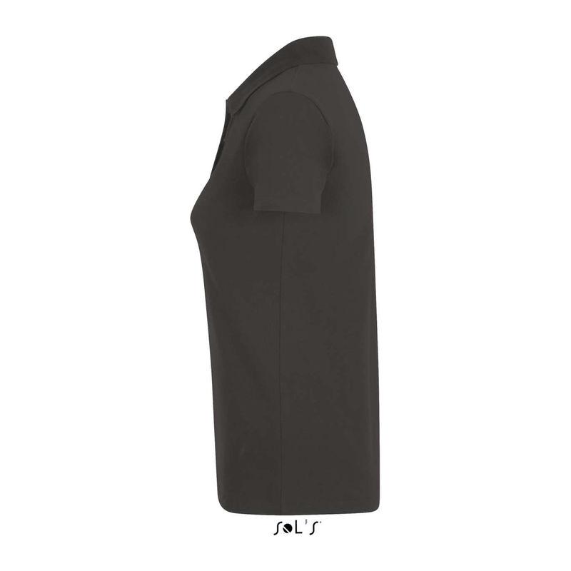 Tricou polo pentru femei Sol's Phoenix Charcoal Melange M