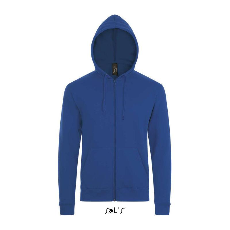 Hanorac cu fermoar unisex Sol's Stone Albastru