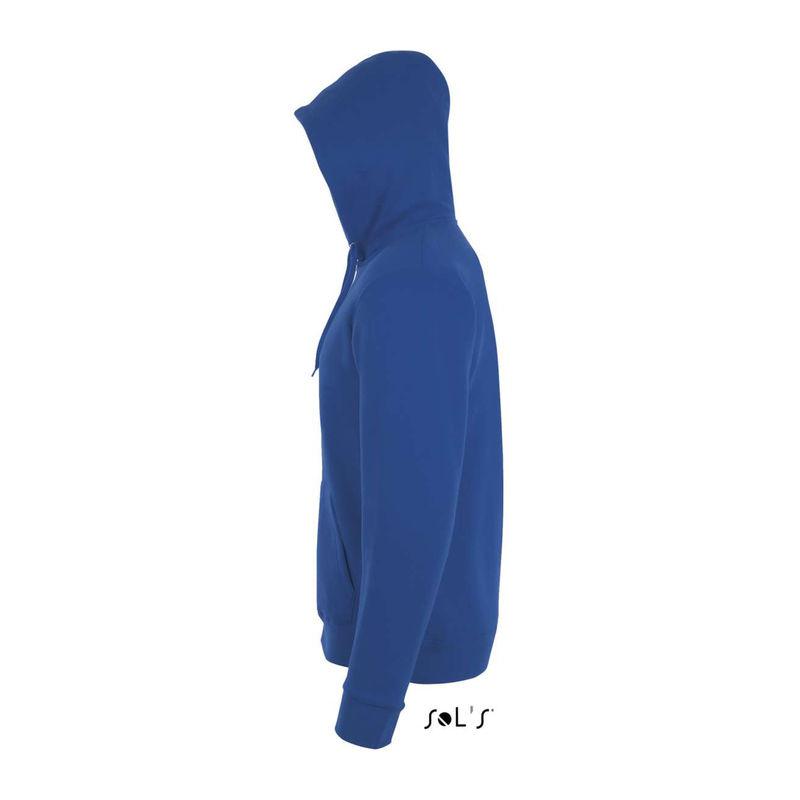 Hanorac cu fermoar unisex Sol's Stone Albastru S