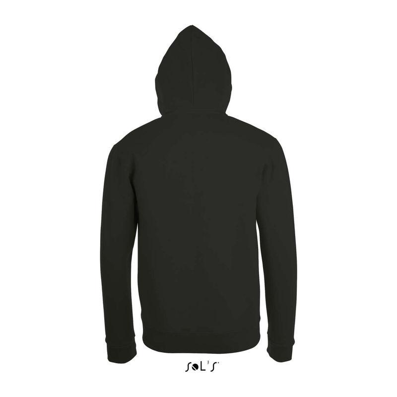 Hanorac cu fermoar unisex Sol's Stone Negru L