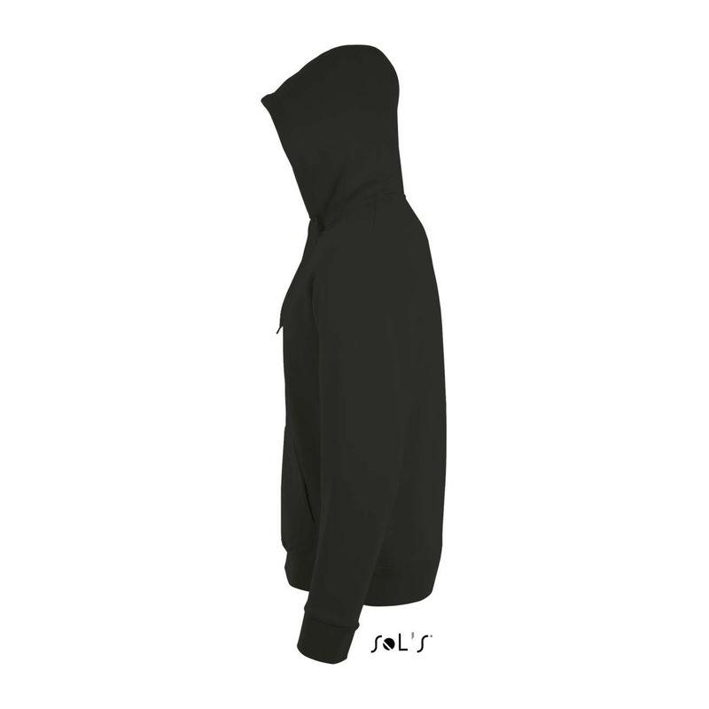 Hanorac cu fermoar unisex Sol's Stone Negru L