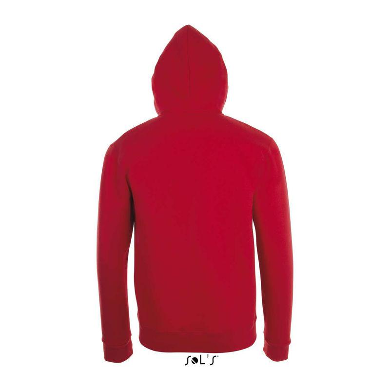 Hanorac cu fermoar unisex Sol's Stone Rosu L