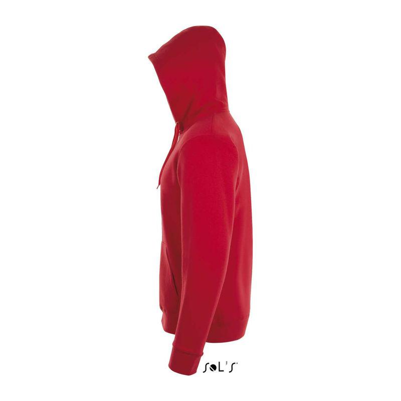 Hanorac cu fermoar unisex Sol's Stone Rosu L