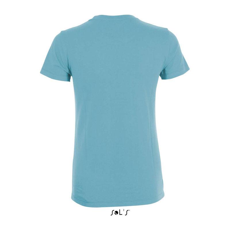 Tricou cu guler rotund, pentru femei, Sol's Regent Albastru M