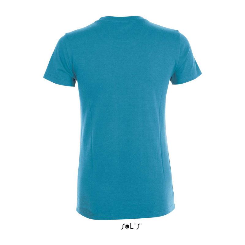Tricou cu guler rotund, pentru femei, Sol's Regent Albastru S