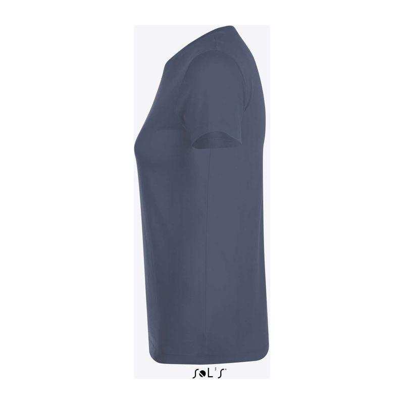 Tricou cu guler rotund, pentru femei, Sol's Regent Albastru M