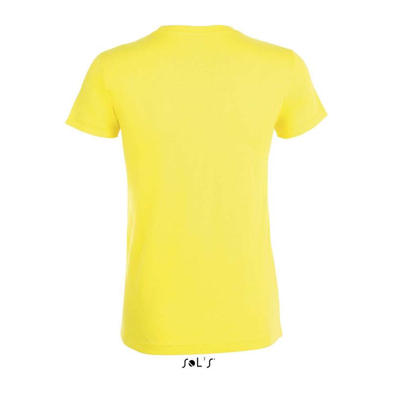 Tricou cu guler rotund, pentru femei, Sol's Regent Galben XXL