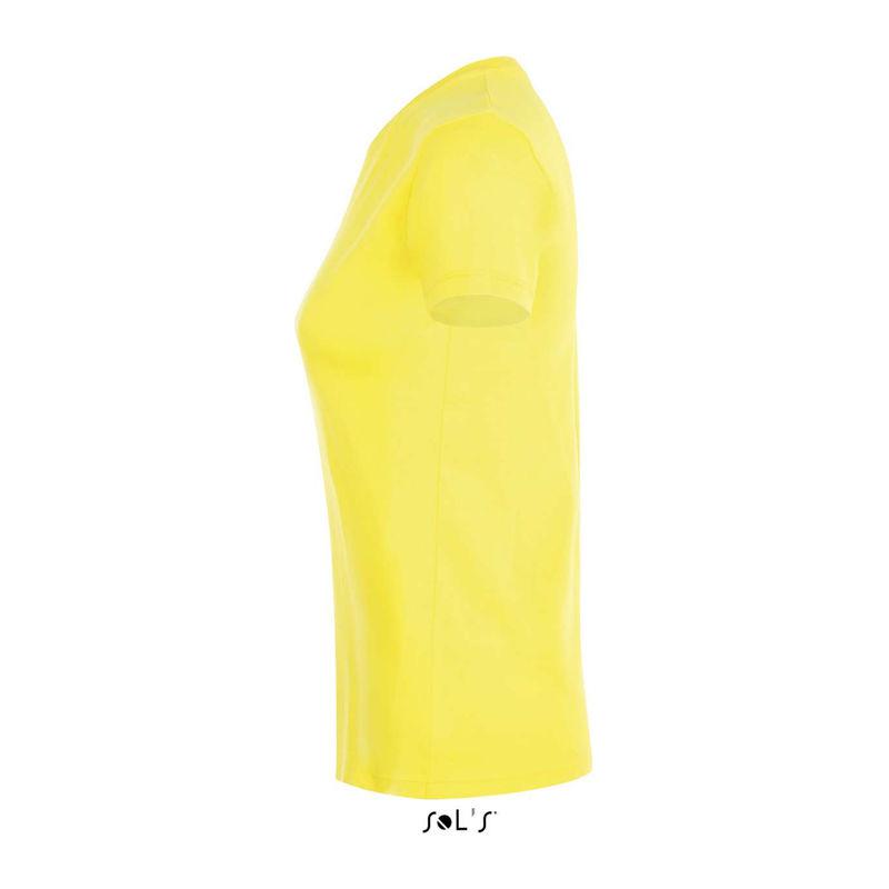 Tricou cu guler rotund, pentru femei, Sol's Regent Galben XXL