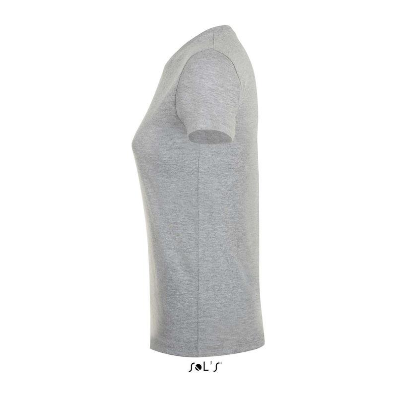 Tricou cu guler rotund, pentru femei, Sol's Regent Grey Melange M