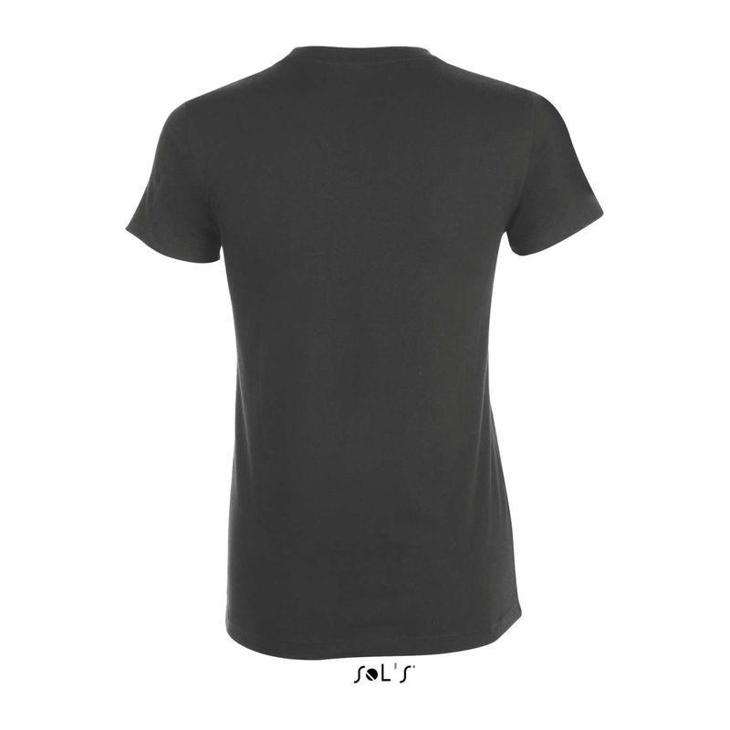Tricou cu guler rotund, pentru femei, Sol's Regent Gri M