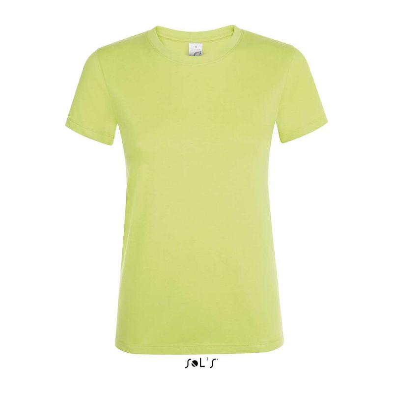 Tricou cu guler rotund, pentru femei, Sol's Regent Verde