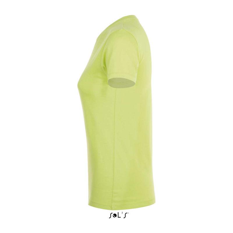 Tricou cu guler rotund, pentru femei, Sol's Regent Verde S