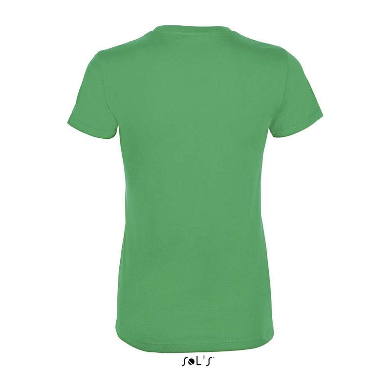 Tricou cu guler rotund, pentru femei, Sol's Regent Verde M
