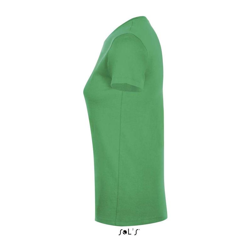 Tricou cu guler rotund, pentru femei, Sol's Regent Verde M