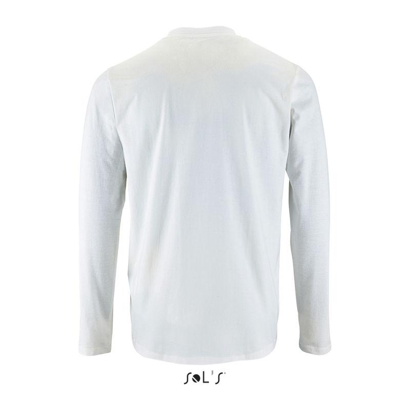 Tricou cu mânecă lungă pentru bărbați Sol's Imperial  Alb 3XL