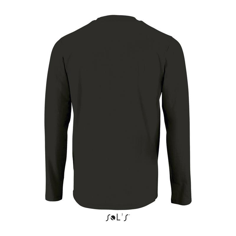 Tricou cu mânecă lungă pentru bărbați Sol's Imperial  Negru 3XL