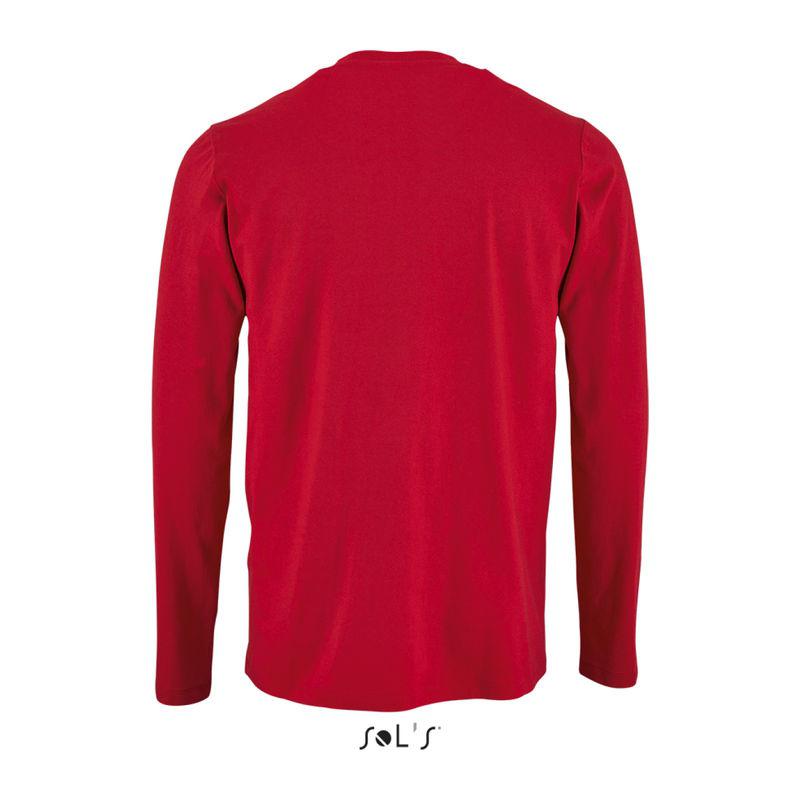 Tricou cu mânecă lungă pentru bărbați Sol's Imperial  Rosu S