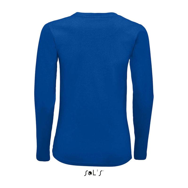 Tricou cu mânecă lungă pentru femei Sol's Imperial  Albastru XL