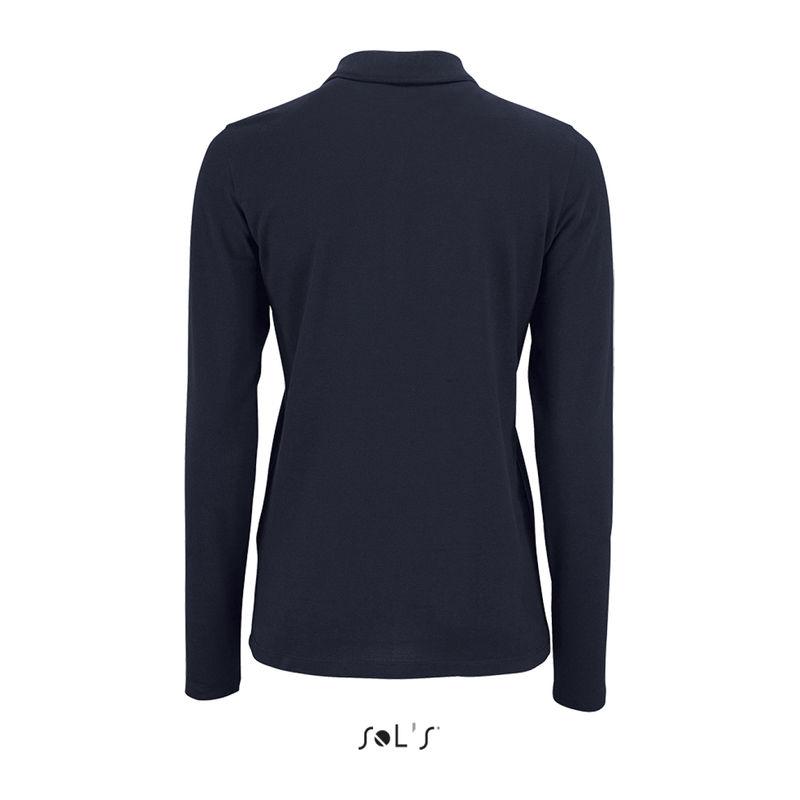 Tricou polo cu mânencă lungă pentru femei Sol's Perfect  Orion Navy Blue L