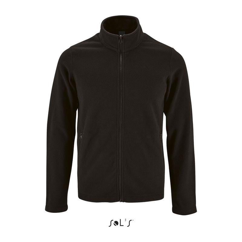 Jachetă fleece pentru bărbați Sol's Norman Negru