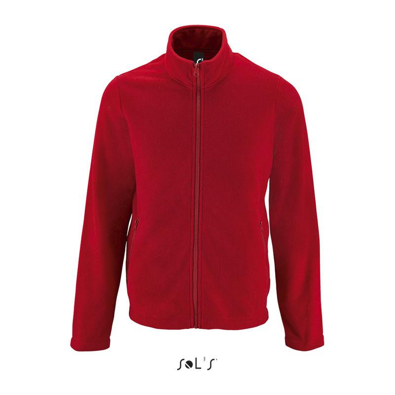 Jachetă fleece pentru bărbați Sol's Norman Rosu