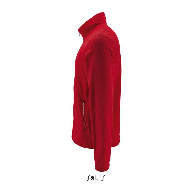 Jachetă fleece pentru bărbați Sol's Norman Rosu M