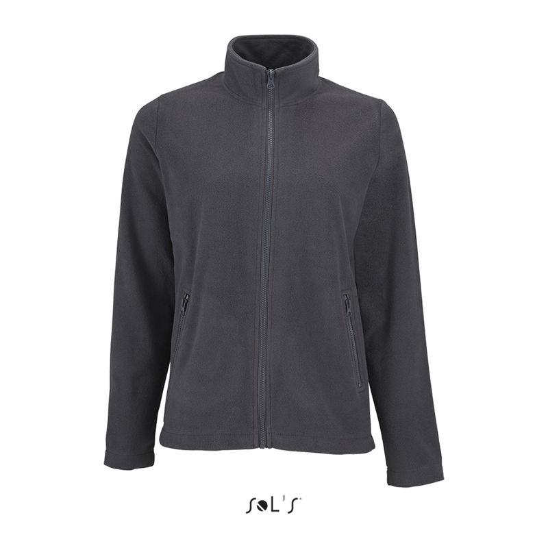 Jachetă fleece pentru femei Sol's Norman Gri