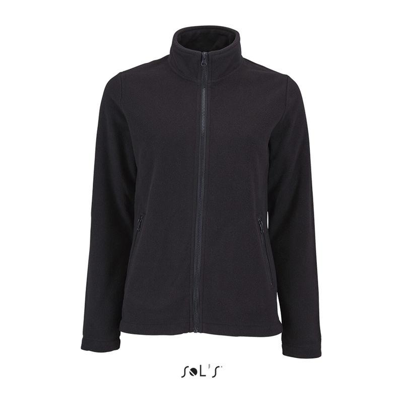 Jachetă fleece pentru femei Sol's Norman Negru XL