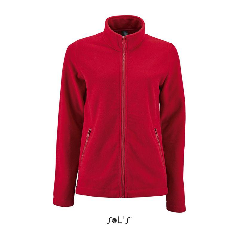 Jachetă fleece pentru femei Sol's Norman Rosu