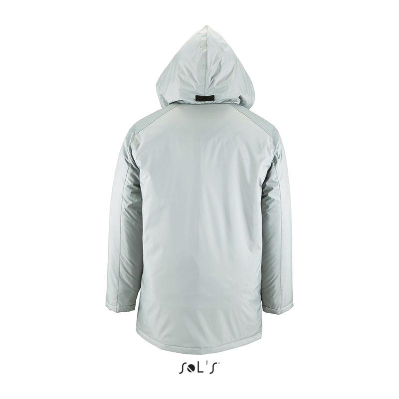 Geacă unisex căptușită Sol's Robyn Gri L