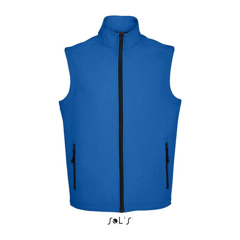 Vestă softshell pentru bărbați Sol's Race  Albastru