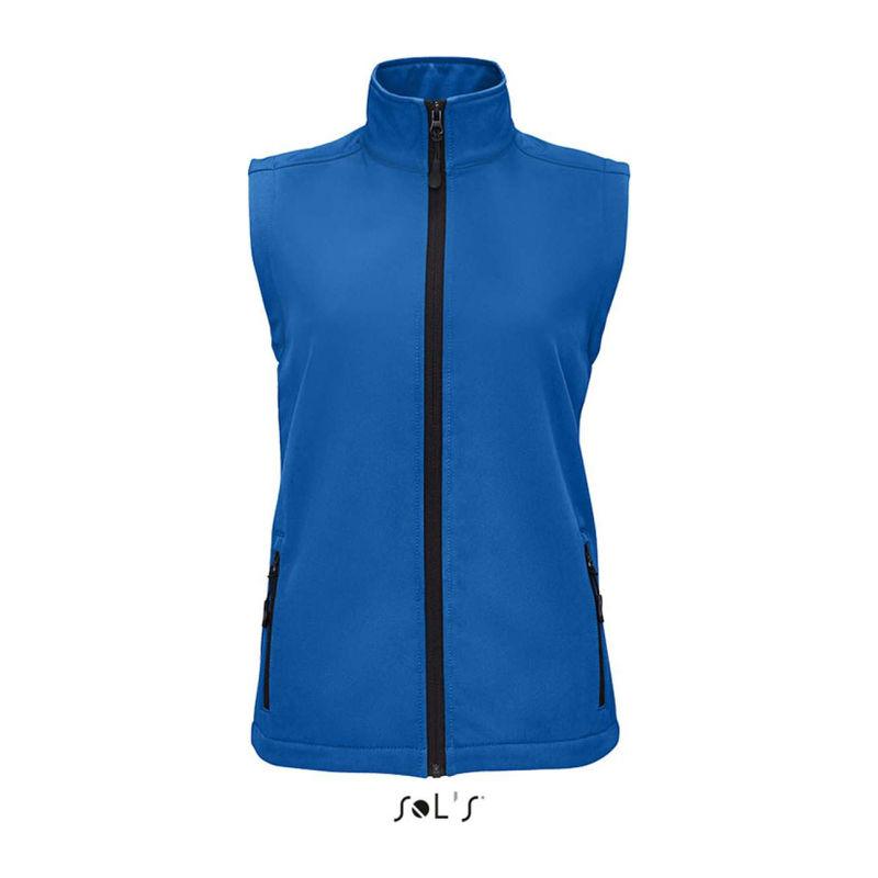 Vestă softshell pentru femei Sol's Race  Albastru